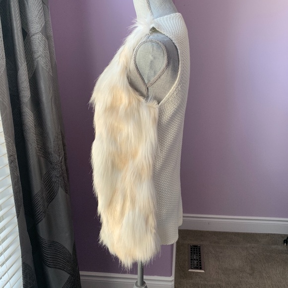 Design Lab by Lord & Taylor Faux Fur Vest - Picture 2 of 10
